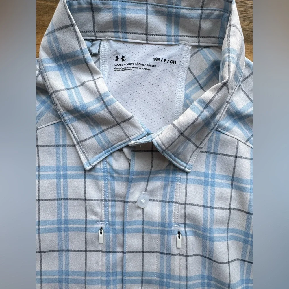 UNDER ARMOUR Men’s Golf Shirt S - Picture 1 of 8